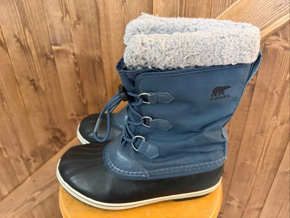 Sorel Women’s Size 7 Blue Insulated Waterproof Winter Snow Boots